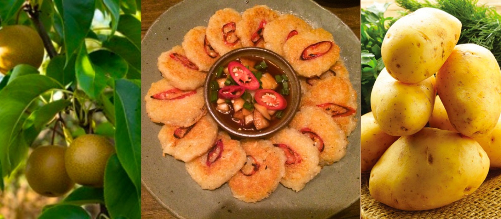 POTATO PANCAKES WITH ASIAN PEAR COMPOTE (GAMJA JEON) | Recipes