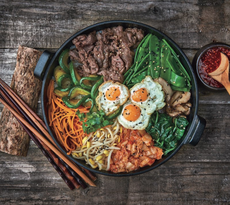 Bibimbap (Korean Rice Bowl)